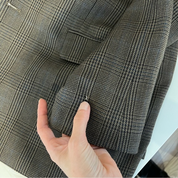 Vintage Ralph Lauren 100% Wool Plaid Preppy Style Jacket Blazer stunning large - Picture 10 of 16